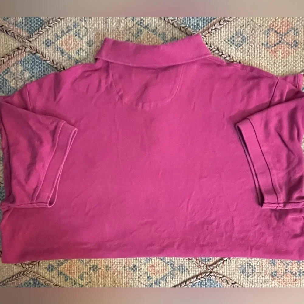 Chaps magenta short sleeve Polo shirt size L - Picture 3 of 3